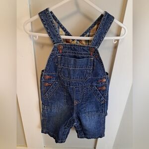 Genuine Baby by OshKosh Denim Shortalls – Size 6M